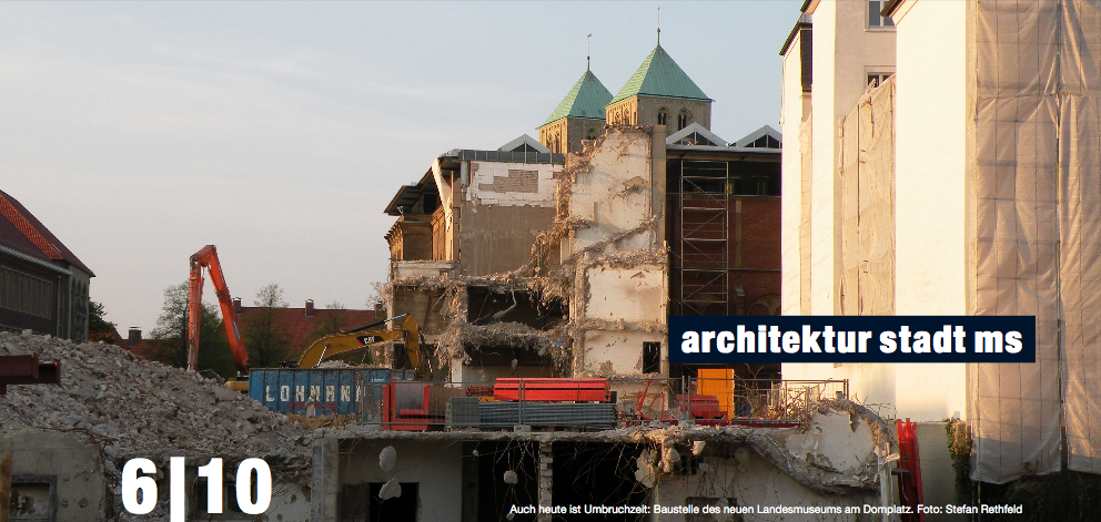 Auch heute ist Umbruchzeit: Baustelle des neuen Landesmuseums am Domplatz. Foto: Stefan Rethfeld