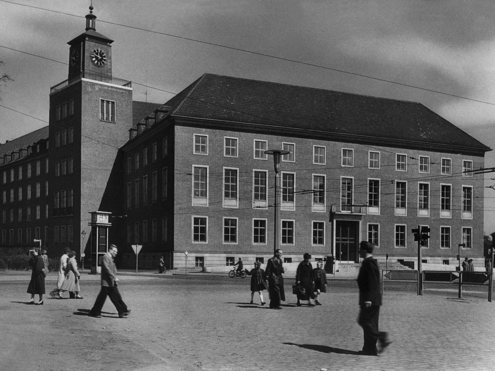 Historische Aufnahme des Landeshauses in Münster, Foto: LWL-DLBW, Bild- und Planarchiv