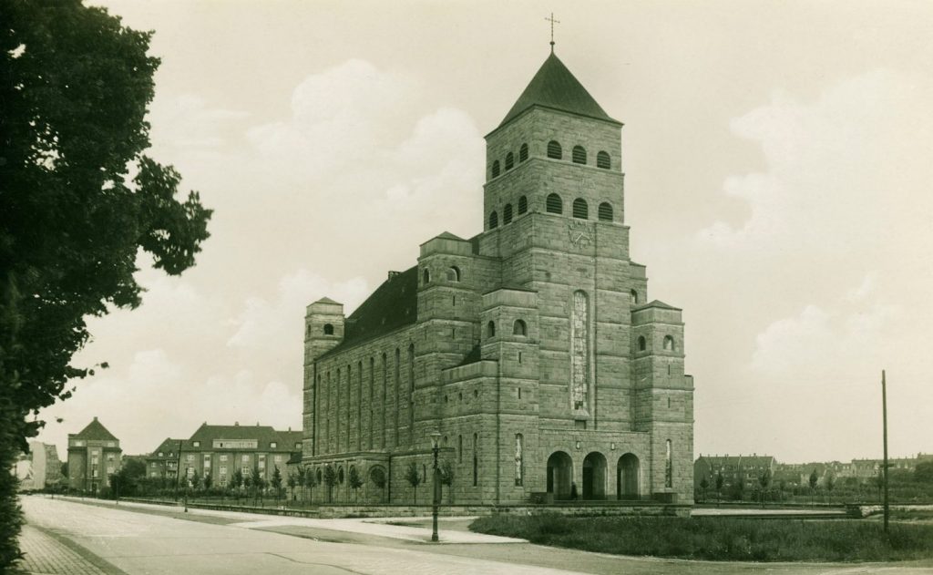 A-Z Architekten: Carl Moritz (1863-1944) - Erphokirche Münster (1928-30), Foto: unbek., um 1930