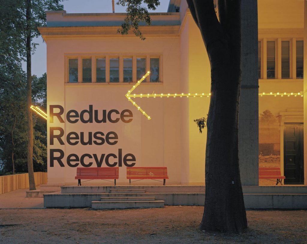 Muck Petzet: Architekturbiennale, Deutscher Pavillion, Venedig 2012 - Motto Reduce/Reuse/Recycle - Foto: RRR / Future Documation / EO
