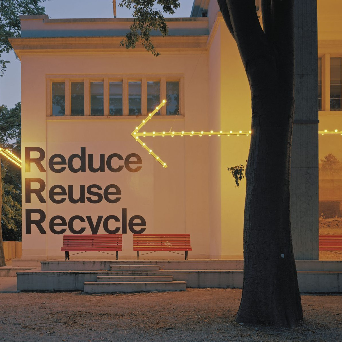 Muck Petzet: Architekturbiennale, Deutscher Pavillion, Venedig 2012 - Motto Reduce/Reuse/Recycle - Foto: RRR / Future Documation / EO