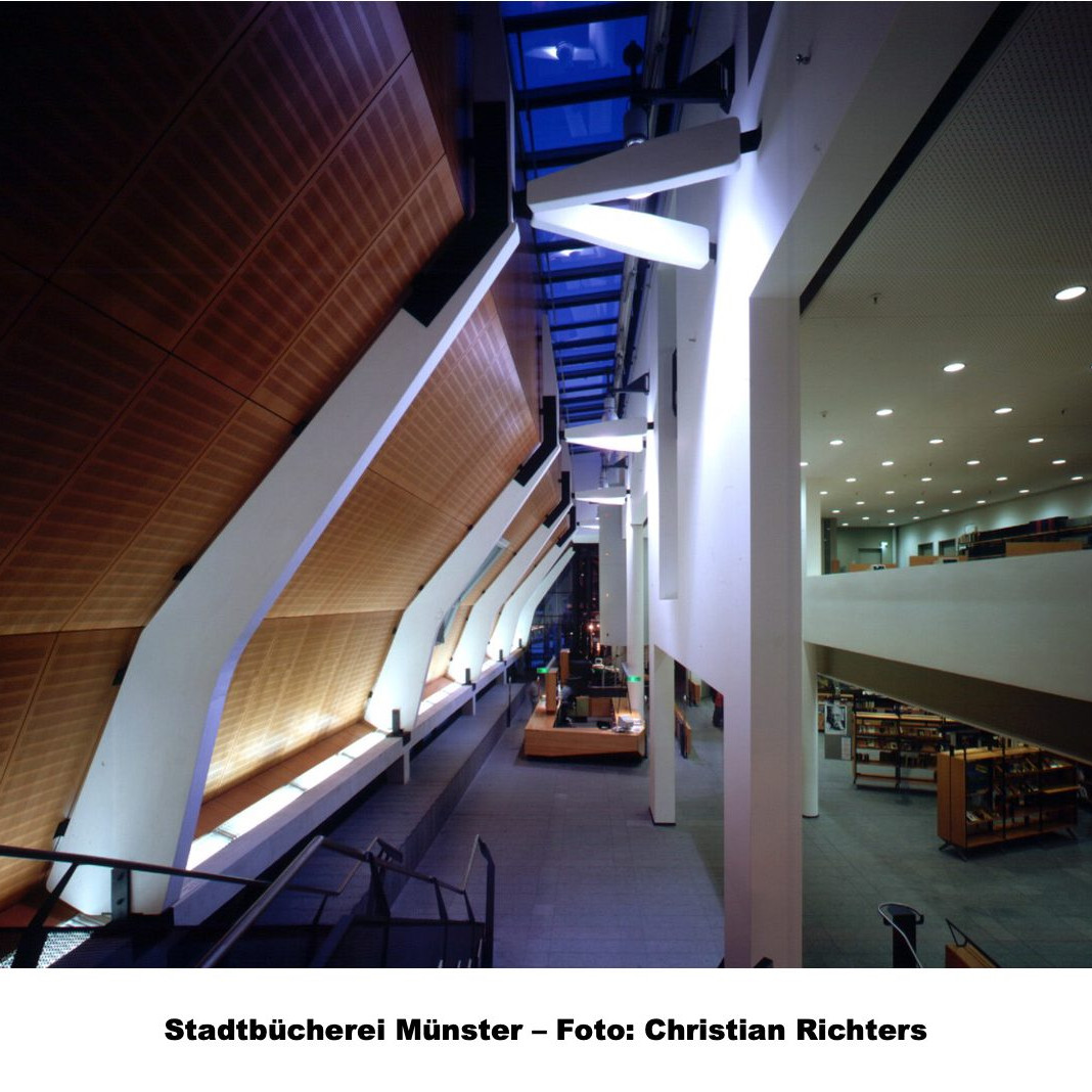 A-Z Architekten: Bolles-Wilson - Stadtbücherei Münster - Foto: Christian Richters