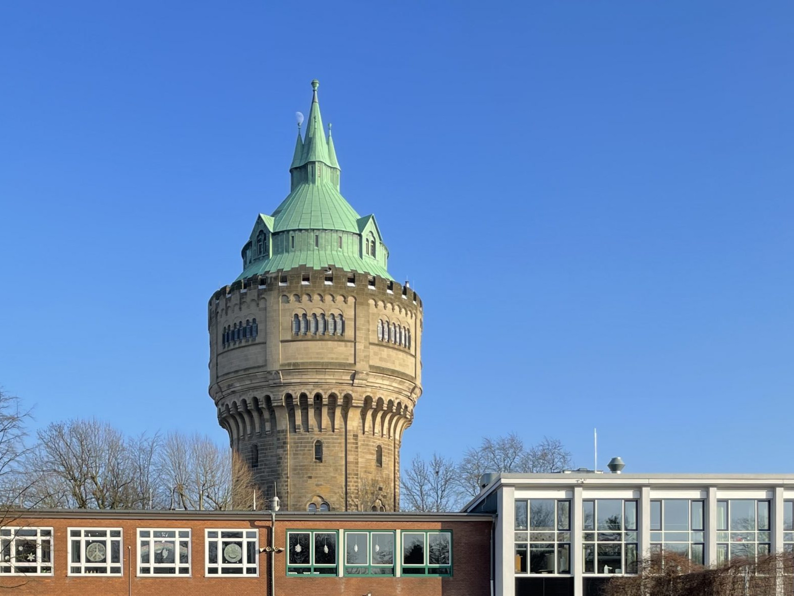 Münster vor Ort: Wasserturm (A: Ernst Merckens, Stadtbaurat, 1901-1903) - Foto: Stefan Rethfeld