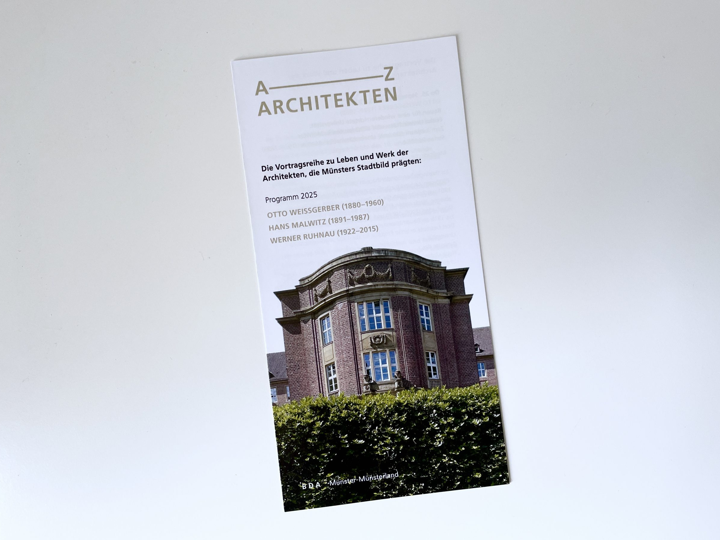 A-Z Architekten: Programm 2025 - Foto: Stefan Rethfeld