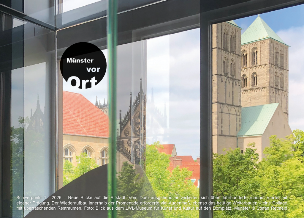Münster vor Ort: Neue Blick auf die Altstadt - Programm 1.2026 - Foto: Stefan Rethfeld