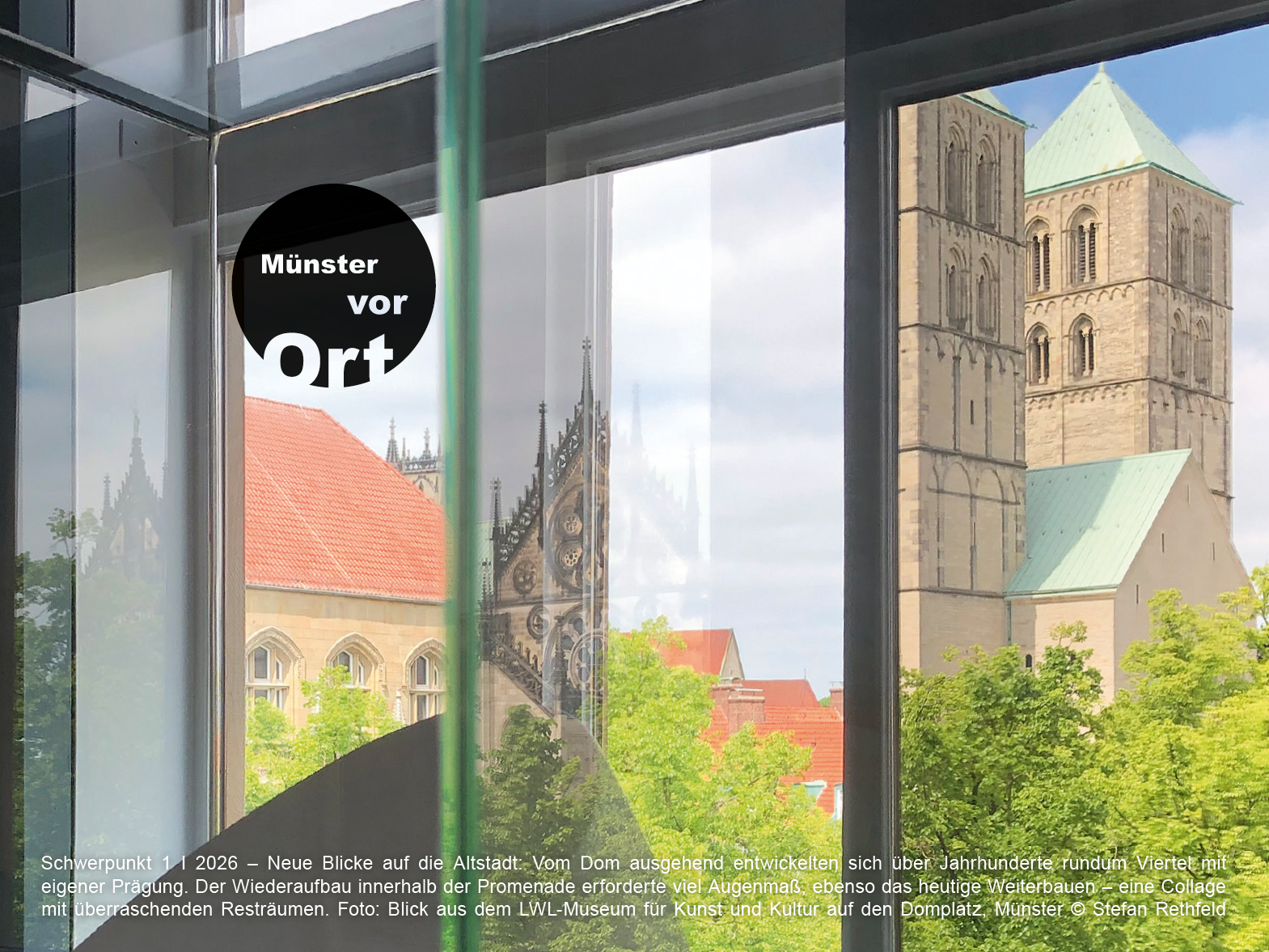 Münster vor Ort: Neue Blick auf die Altstadt - Programm 1.2026 - Foto: Stefan Rethfeld