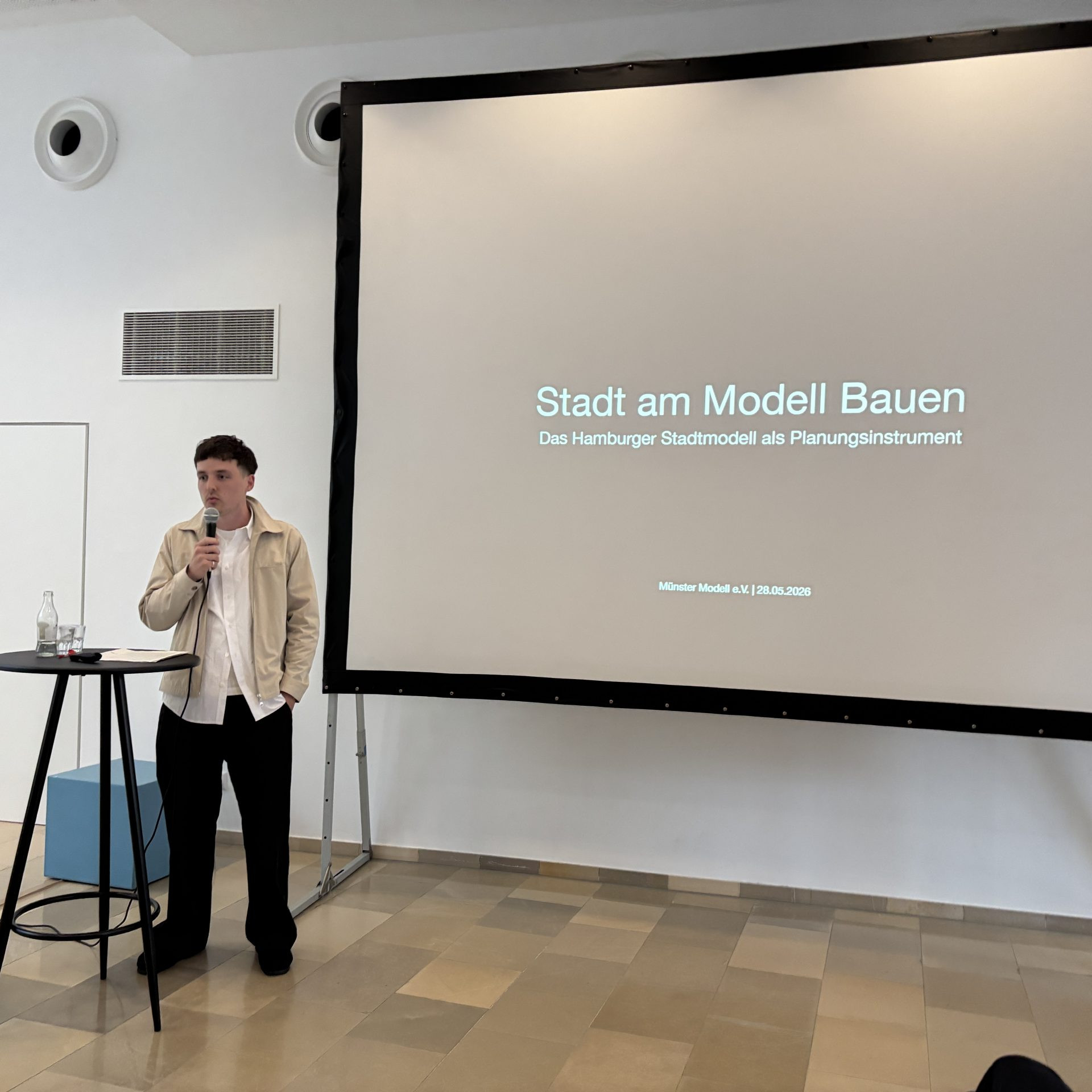 Münster Modell: Stadtmodelle - anderswo, Vortrag von Jonas Trittmann, Hamburg - 28.5.26 in Münster - Foto: Münster Modell e. V.