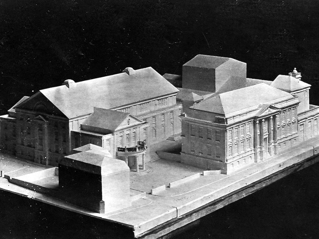 Modell Stadthalle und Theater in Münster - Foto: Stadtarchiv Münster (Fotosammlung Nr. 316)